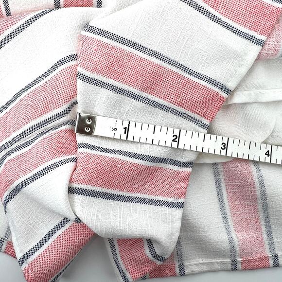 Mi Ami Francesca's Ticking Stripe Lined Shorts Size L - Picture 5 of 8